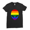 alien lgbt Ladies Fitted T-Shirt