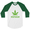 Vegetarian 3/4 Sleeve Shirt