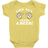 This Guy Needs a Beer Baby Onesie