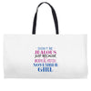 don't be jealous just because i'm a super cute november girl Weekender Totes