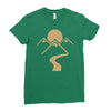 mountain (2) Ladies Fitted T-Shirt