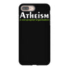 atheism funny retro religion jesus christ believer comic god iPhone 8 Plus Case
