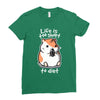 fat life Ladies Fitted T-Shirt