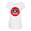 music Maternity Scoop Neck T-shirt