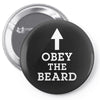 obey the beard funny Pin-back button