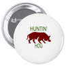 hantin hog Pin-back button