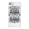 Real Kings Are Born On October 21 iPhone 7 Case