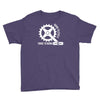 born to cycle forced to work Youth Tee