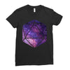 d20 galaxy Ladies Fitted T-Shirt