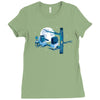 night owl Ladies Fitted T-Shirt