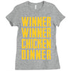 winner winner chicken dinner 2 Ladies Fitted T-Shirt