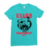 khabib nurmagomedov bear strong Ladies Fitted T-Shirt