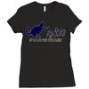 my cat ate your stick family Ladies Fitted T-Shirt
