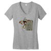 boba selfie Women's V-Neck T-Shirt