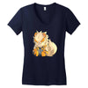 arcanine Women's V-Neck T-Shirt