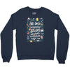 we lose ourselves in books Crewneck Sweatshirt