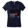 Wine Club pub Women's V-Neck T-Shirt