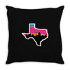 san antonio skyline spurs Throw Pillow