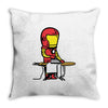 iron man Throw Pillow