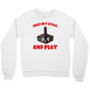 gaming hold and play Crewneck Sweatshirt
