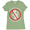 alcohol makes women fatter Ladies Fitted T-Shirt