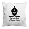 archbishop of banterbury Throw Pillow