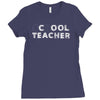 school cool teacher Ladies Fitted T-Shirt