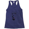 sad, rain heard Racerback Tank