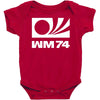 wm 74 germany world cup 1974 retro football Baby Bodysuit