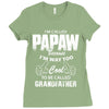 I'm Called Papaw Because I'm Way Too Cool To Be Called Grandfather Ladies Fitted T-Shirt