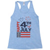 happy 4th of july Racerback Tank