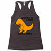 licensed to carry small arms Racerback Tank