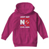 say no to civil war Youth Hoodie