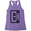 retro cassette Racerback Tank