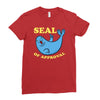 seal of approval Ladies Fitted T-Shirt