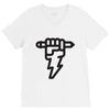 pencil lightning V-Neck Tee