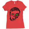 punk zombie baseball Ladies Fitted T-Shirt