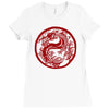 chinese new year dragon Ladies Fitted T-Shirt