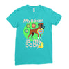 my boxer is my baby1 Ladies Fitted T-Shirt
