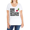 bears beets battlestar galactica Ladies Curvy T-Shirt
