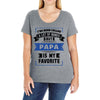 I've Been Called A Lot Of Names But Papa Is My Favorite Ladies Curvy T-Shirt