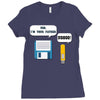 usb i am your father! funny geek computer Ladies Fitted T-Shirt