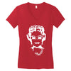 queen bee elizabeth 3d glasses Women's V-Neck T-Shirt