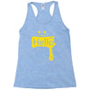 hello world Racerback Tank