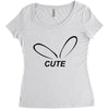 cute Women's Triblend Scoop T-shirt