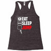 eat sleep jump Racerback Tank