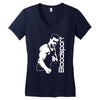 van dammeexpendables film Women's V-Neck T-Shirt