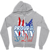 navy dad Zipper Hoodie