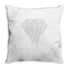 dripping diamond Throw Pillow