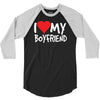 i love my boyfriend 3/4 Sleeve Shirt